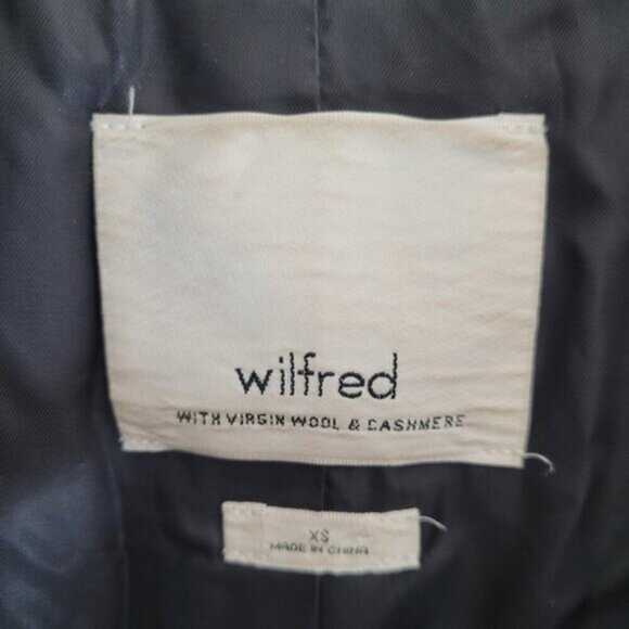 Aritzia Wilfred Grey Cocoon Wool-Cashmere Coat Size XS - Picture 10 of 14